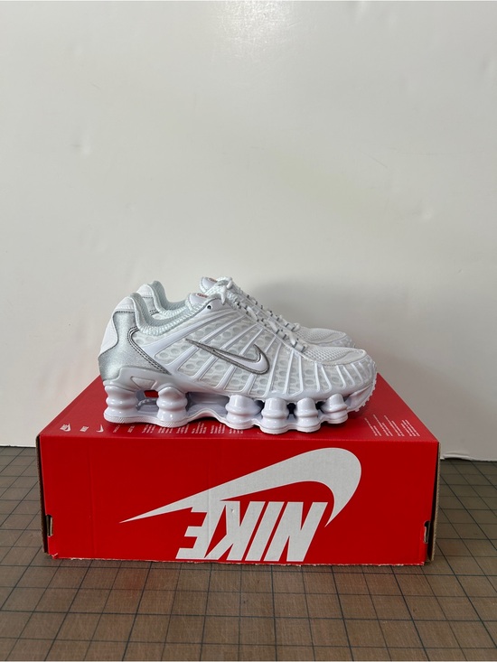 Nike Shox TL ‘White Metallic Silver Max Orange’ Womens main image 2